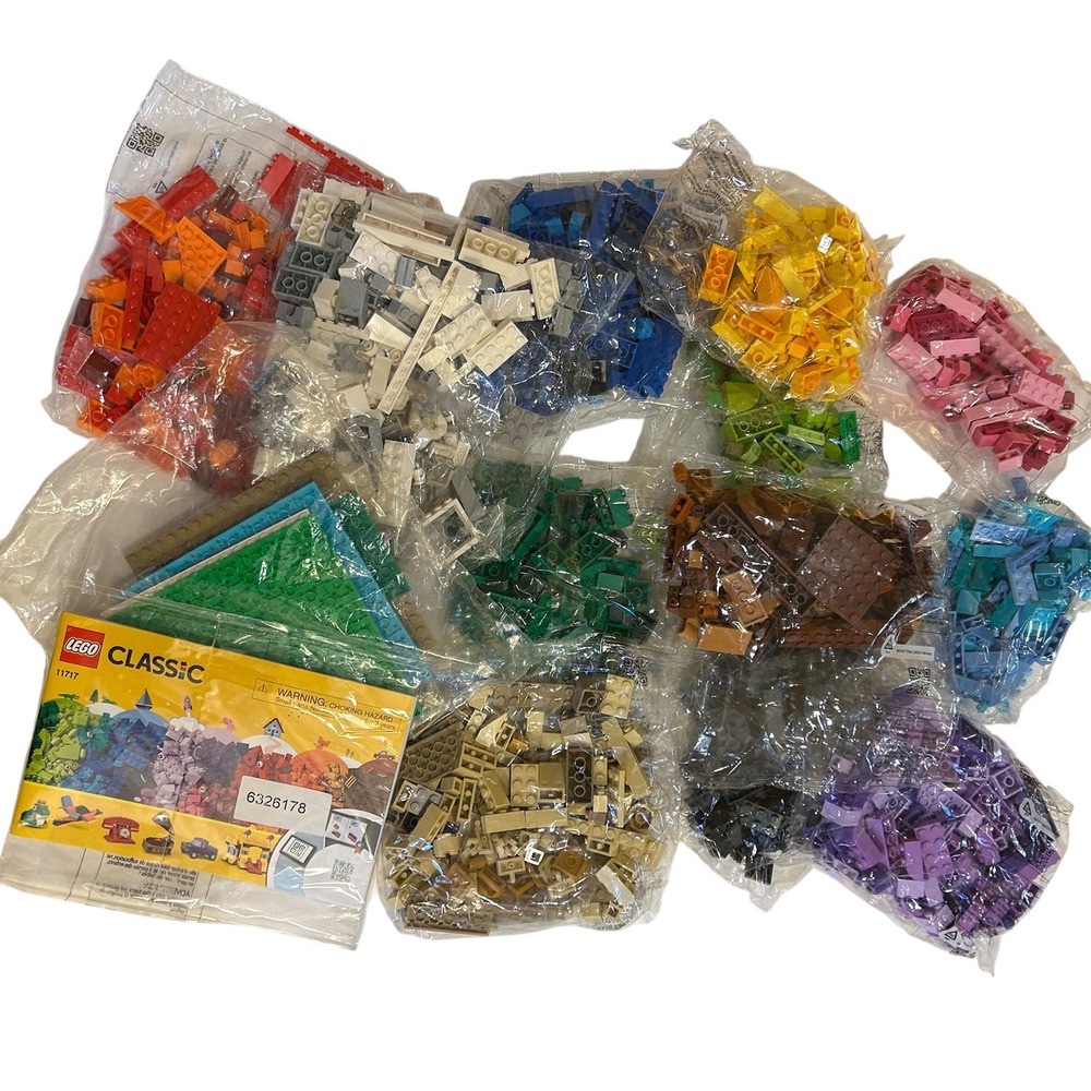 Lego Classic 11717 Bricks Bricks Plates 1504 Pcs New Unopened Bags No Box